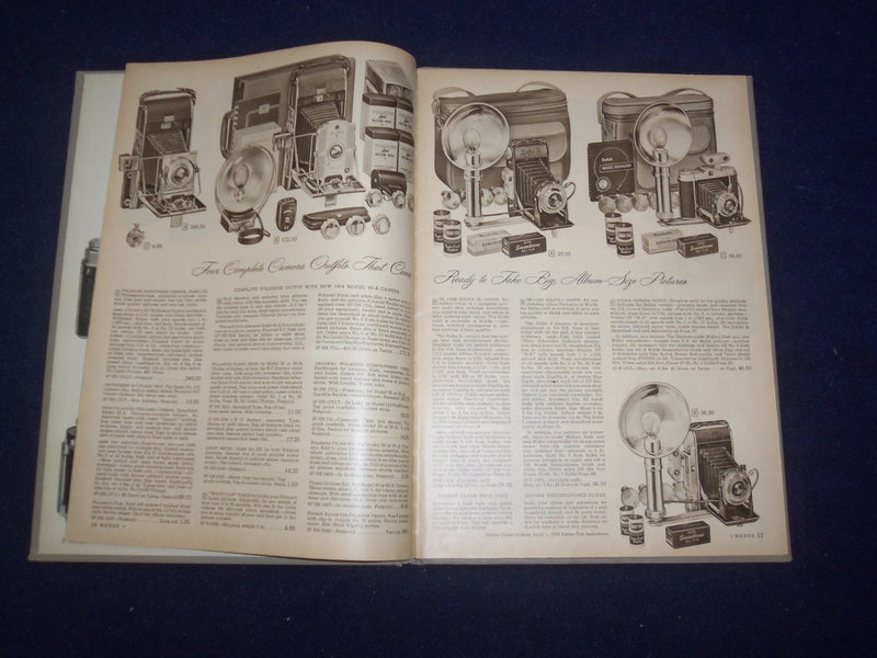 1954 MONTGOMERY WARD PHOTOGRAPHIC CATALOG - HARDCOVER - R 96S