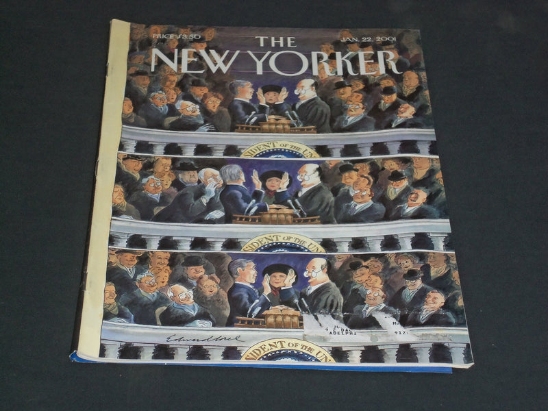 2001 JANUARY 22 THE NEW YORKER MAGAZINE - BUSH INAUGURATION COVER - NY 1925