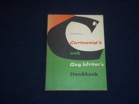 1967 CARTOONIST'S AND GAG WRITERS'S HANDBOOK HARDCOVER BOOK BY J. MARKOW-KD 8149