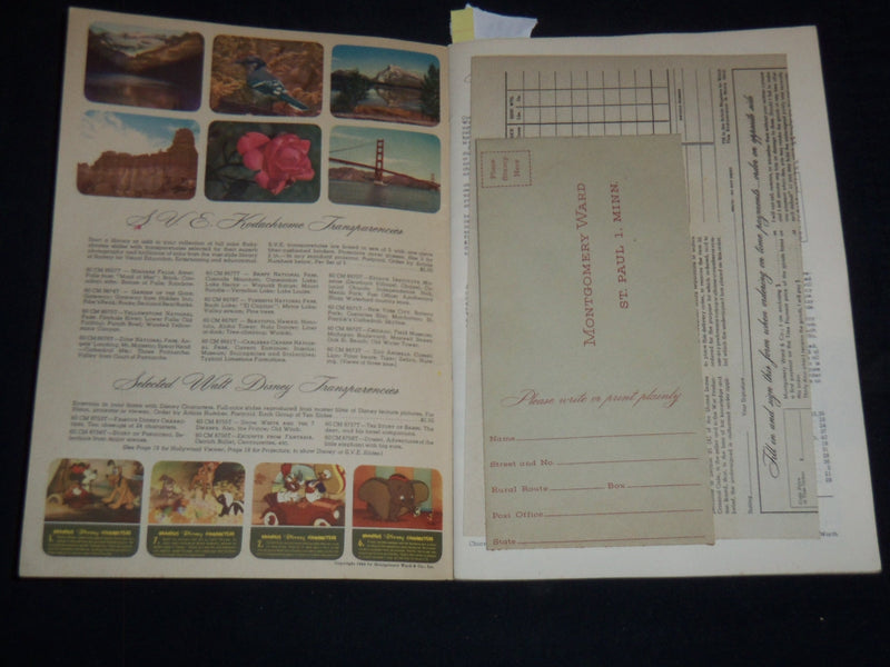 1944-1945 WARDS PHOTOGRAPHIC CATALOG - NICE PHOTOS - J 9137