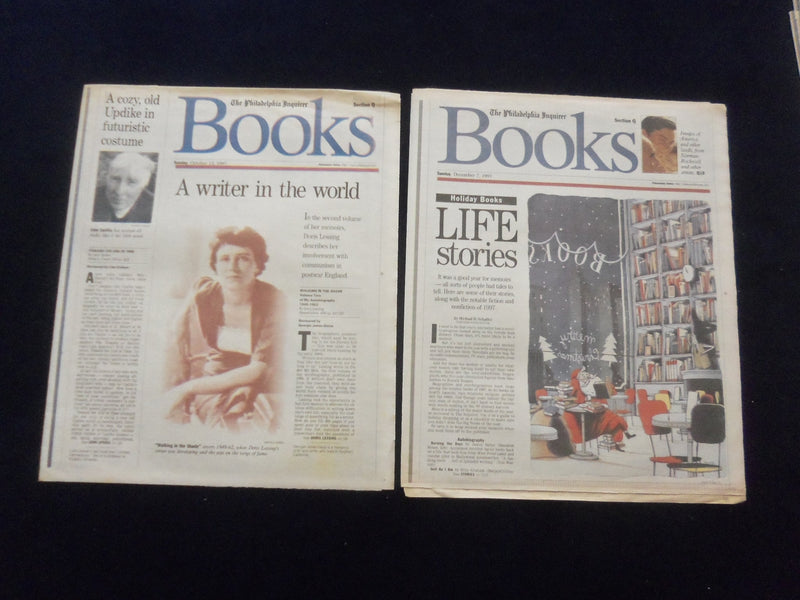 1997-1998 THE PHILADELPHIA INQUIRER SUNDAY BOOKS SECTION - LOT OF 14 - NP 6219