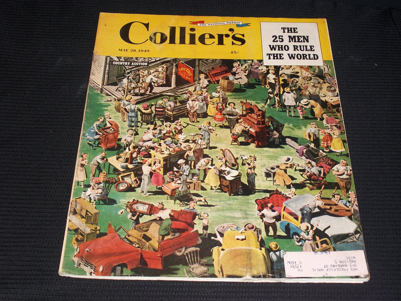 1949 MAY 28 COLLIER'S MAGAZINE NICE COVER & FULL PAGE ADS - E 1257