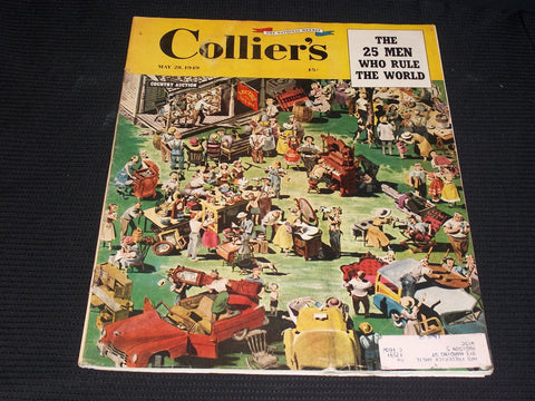 1949 MAY 28 COLLIER'S MAGAZINE NICE COVER & FULL PAGE ADS - E 1257