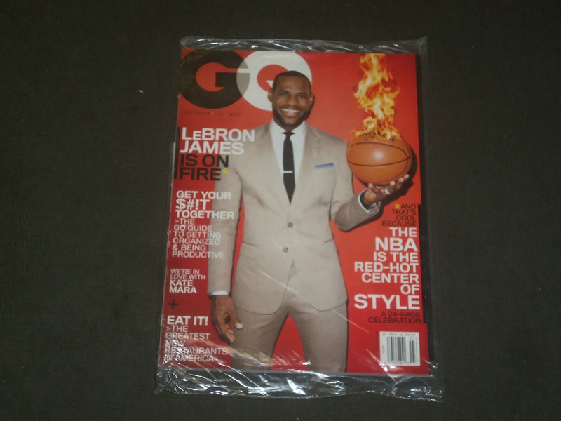 2014 MARCH GQ MAGAZINE - LEBRON JAMES COVER - B 2866