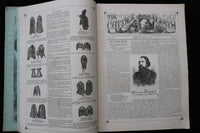 1875 THE COTTAGE HEARTH MAGAZINE - LOT OF 6 - K 2791