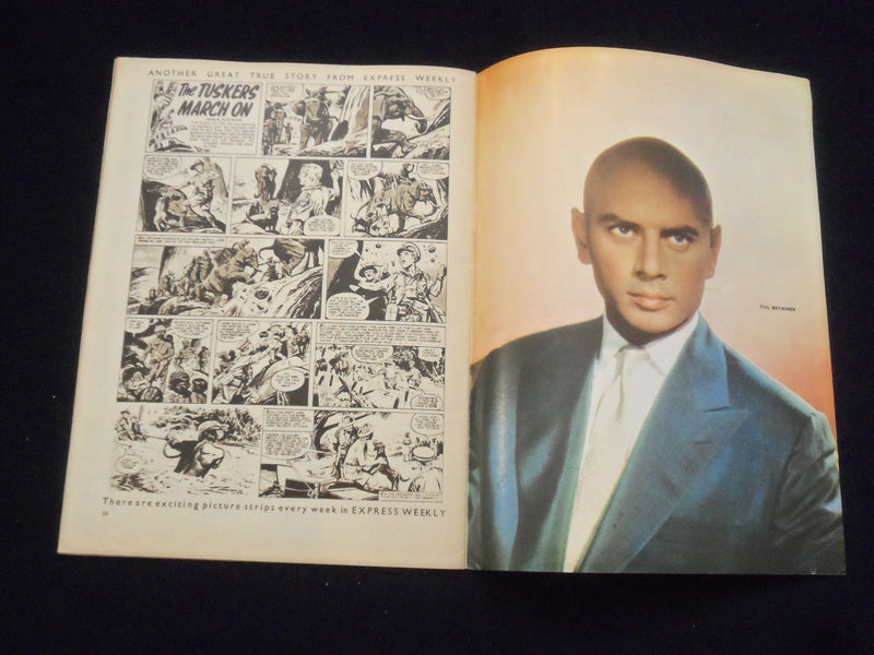 1958 NOVEMBER FILM REVIEW MAGAZINE - RHONDA FLEMING - YUL BRYNNER - J 9695