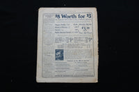 1901 MAR 16 THE SATURDAY EVENING POST MAGAZINE - SAILOR'S LOG COVER - E 10822