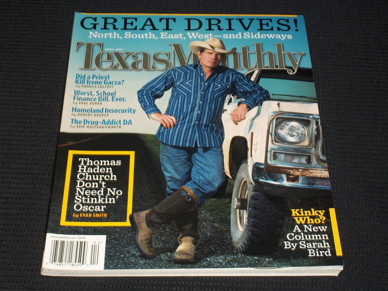 2005 APRIL TEXAS MONTHLY MAGAZINE - THOMAS HADEN CHURCH FRONT COVER - E 7477