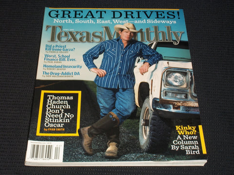 2005 APRIL TEXAS MONTHLY MAGAZINE - THOMAS HADEN CHURCH FRONT COVER - E 7477