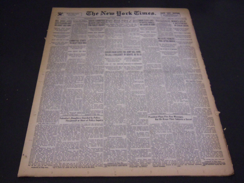 1935 MARCH 9 NEW YORK TIMES - SENATE REJECTS LONG'S PLEA FOR FARLEY - NT 4894