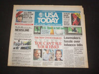 1998 JUNE 19-21 USA TODAY NEWSPAPER-LAWMAKERS TUSSLE OVER TOBACCO BILLS- NP 7932