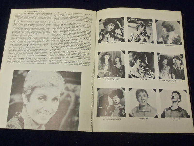 1980'S PETER PAN SOUVENIR SHOW PROGRAM - SANDY DUNCAN - J 5006