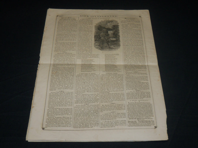 1856 OCTOBER 18 LIFE ILLUSTRATED NEWSPAPER - CZAR ALEXANDER - NP 4818