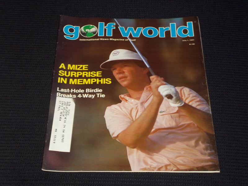 1983 JULY 1 GOLF WORLD MAGAZINE - LARRY MIZE FRONT COVER - E 6959