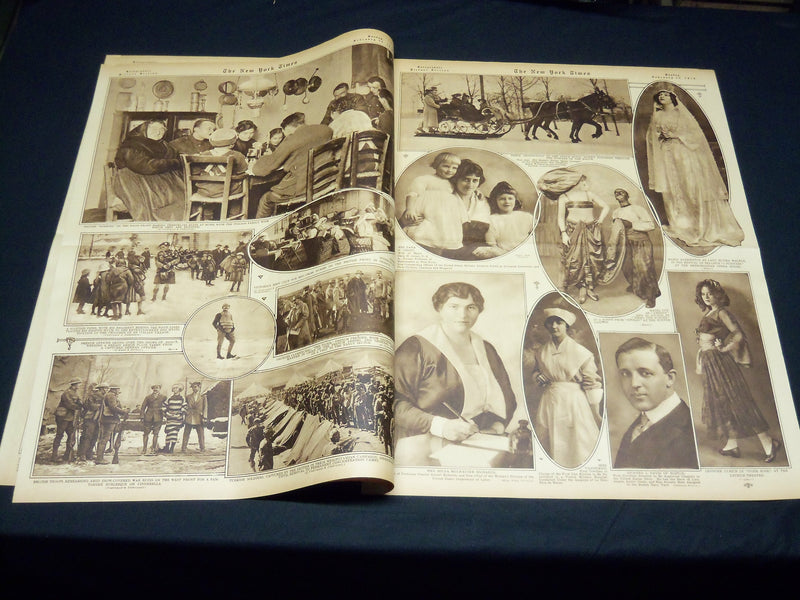 1918 FEBRUARY 24 NEW YORK TIMES PICTURE SECTION - VERNON CASTLE - NT 8811