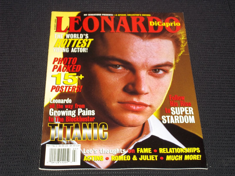 HIT SENSATIONS PRESENTS MAGAZINE - LEONARDO DICAPRIO NICE COVER - E 16030