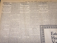 1915 JANUARY 7 NEW YORK TIMES - PANIC IN SUBWAY 1 DEAD 210 HURT - NT 7817