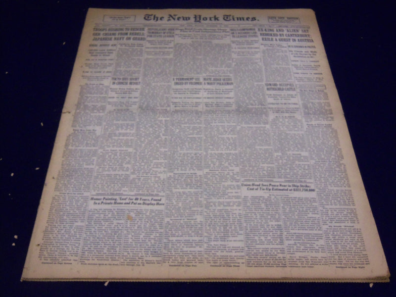 1936 DEC 14 NEW YORK TIMES - EX-KING & ALLEN REBURIED BY CANTER BURY - NT 2137