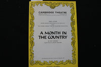 1965 A MONTH IN THE COUNTRY PROGRAM-CAMBRIDGE THEATRE- MICHAEL REDGRAVE- K 2386