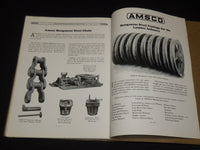 1927 AMSCO MANGANESE STEEL COMPANY CASTINGS CATALOG NO. 9 - NICE ILLUS. - J 9703