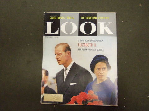 1958 DECEMBER 9 LOOK MAGAZINE - QUEEN ELIZABETH II & PRINCE PHILIP - ST 2892