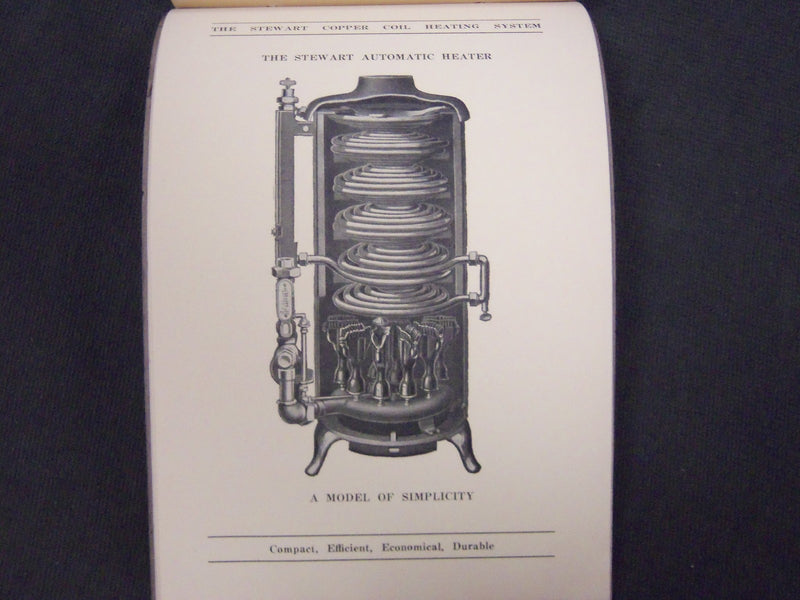 1900'S STEWART COOPER COIL HEATING SYSTEM CATALOGUE - PITTSBURGH PA - J 5233