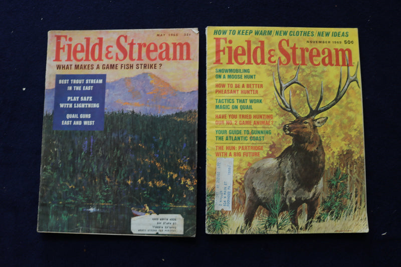 1959-1975 FIELD & STREAM MAGAZINE - LOT OF 13 - O 3588