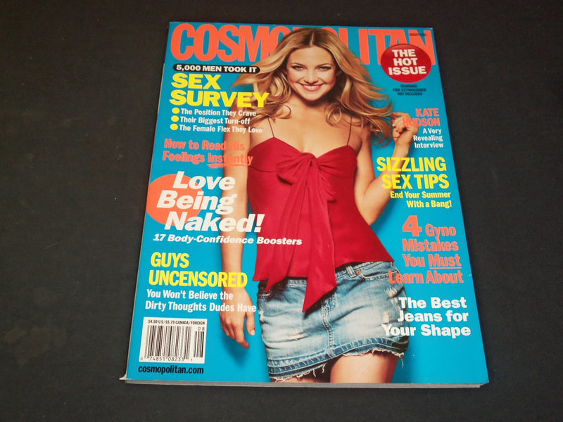 2005 AUGUST COSMOPOLITAN MAGAZINE - KATE HUDSON - SP 5196