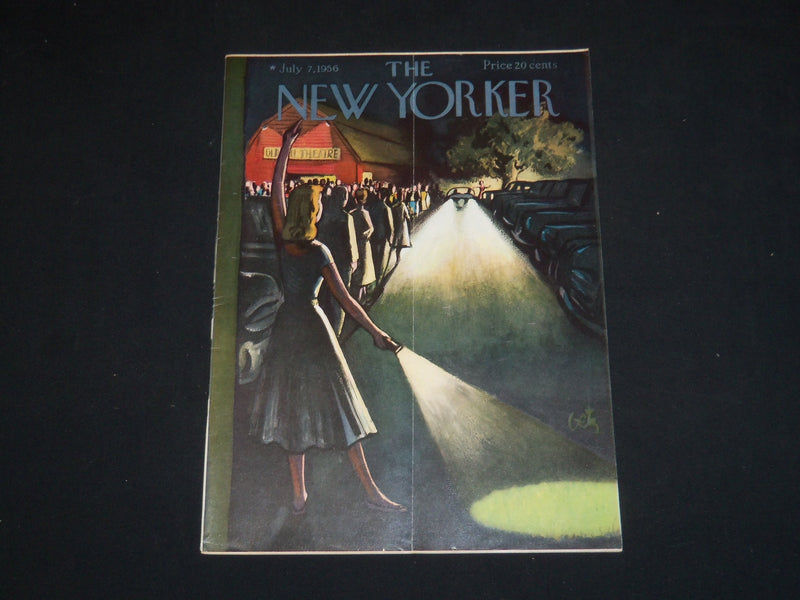 1956 JULY 7 THE NEW YORKER MAGAZINE - ILLUSTRATED COVER - NY 573