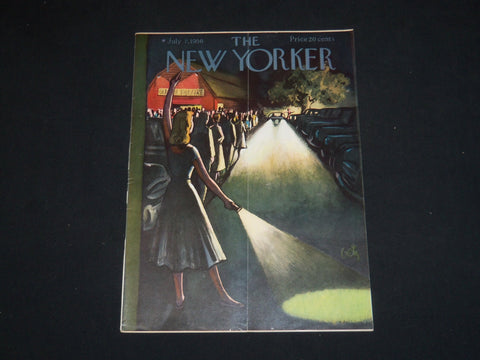 1956 JULY 7 THE NEW YORKER MAGAZINE - ILLUSTRATED COVER - NY 573