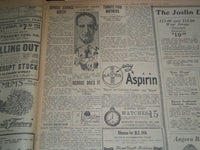 1921 NOV 11 DENVER EXPRESS NEWSPAPER - TOMB OF THE UNKNOWN SOLDIER - NT 7581