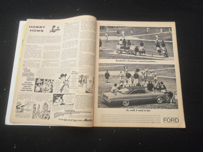 1963 JULY BOYS' LIFE MAGAZINE - ILLUSTRATED KIDS AROUND THE WORLD - ST 3770S