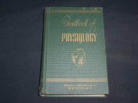 1943 TEXTBOOK OF PHYSIOLOGY HARDCOVER BOOK BY ZOETHOUT & TUTTLE - KD 7208