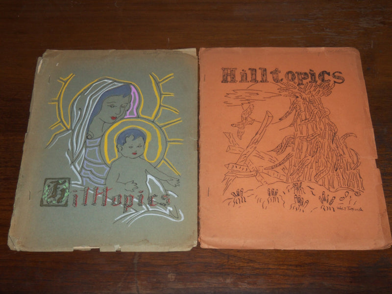 1940 CANAJOHARIE HILLTOPICS SCHOOL NEWSPAPER LOT OF 2 ISSUES - K 1114