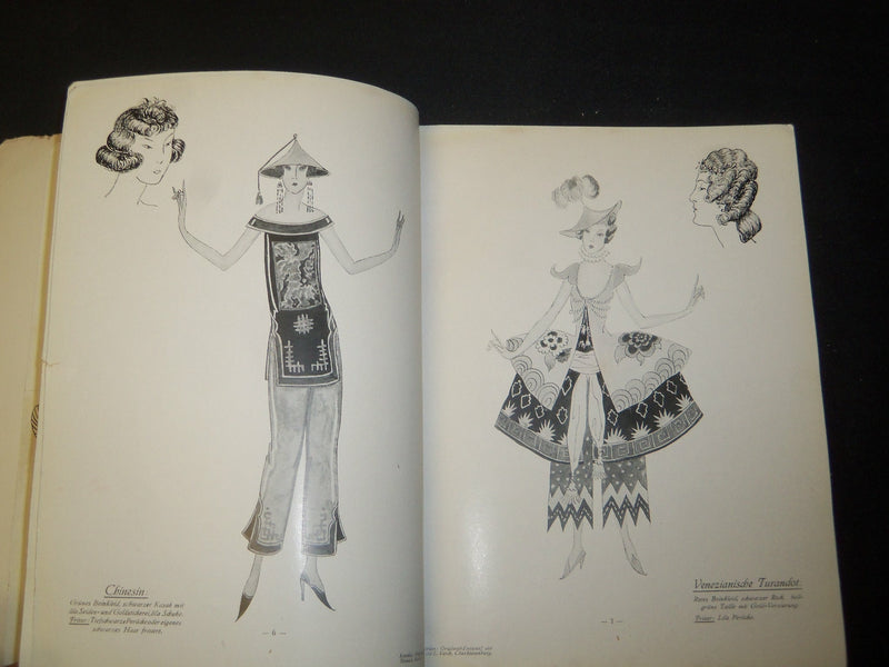 1900S MASKEN FEISUREN KOSTUME - FRANZ SIMMERMANN - GERMAN - J 5479