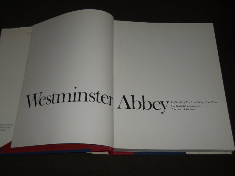 1972 WESTMINSTER ABBEY HARDCOVER BOOK - GREAT PRINTS - I 1585