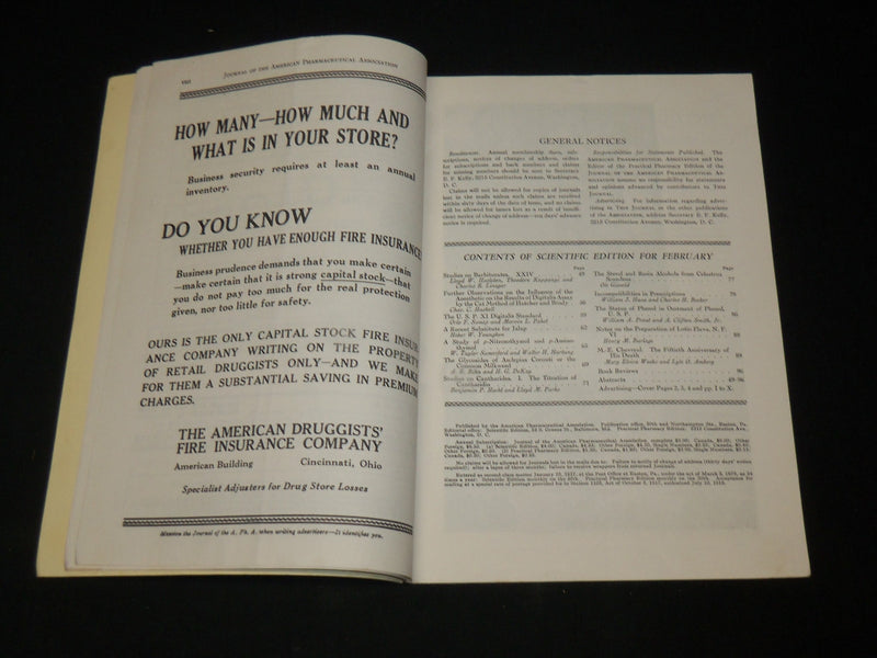 1940 AMERICAN PHARMACEUTICAL ASSOCIATION JOURNAL LOT OF 3 ISSUES - J 6566