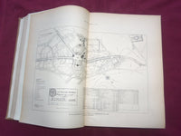 1921 JAN-DEC THE BUILDER U. K. MAGAZINE BOUND VOLUMES - 2 VOLS - FOLD OUTS- C 32
