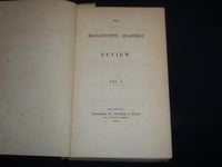 1849 THE MASSACHUSETTS QUARTERLY REVIEW BOUND VOLUME NO. 2 - KD 5633D
