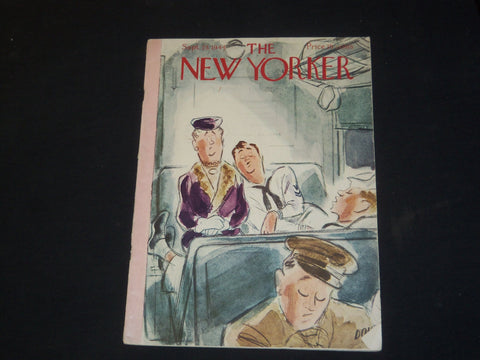 1944 SEPTEMBER 23 THE NEW YORKER MAGAZINE - ILLUSTRATED COVER - NY 104