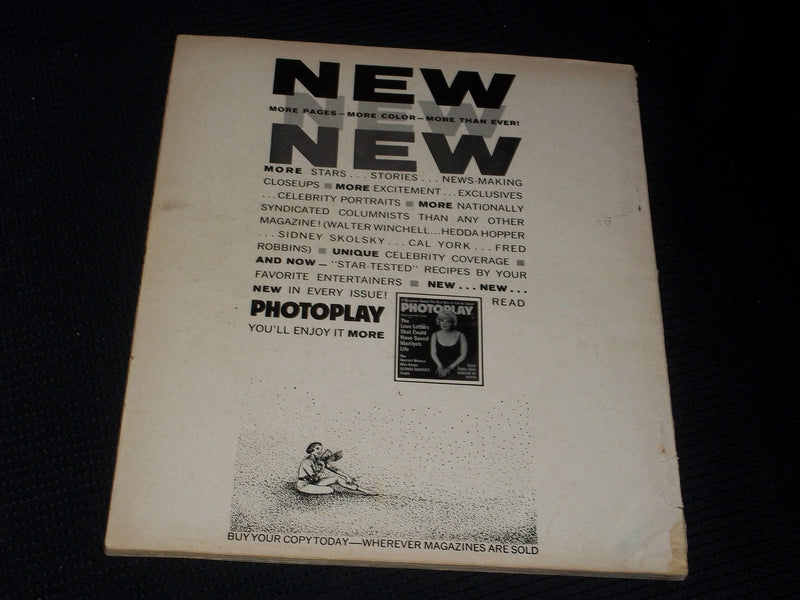 1964 PHOTOPLAY ALBUM MAGAZINE - LIZ TAYLOR SANDRA DEE FRONT COVER - E 3060