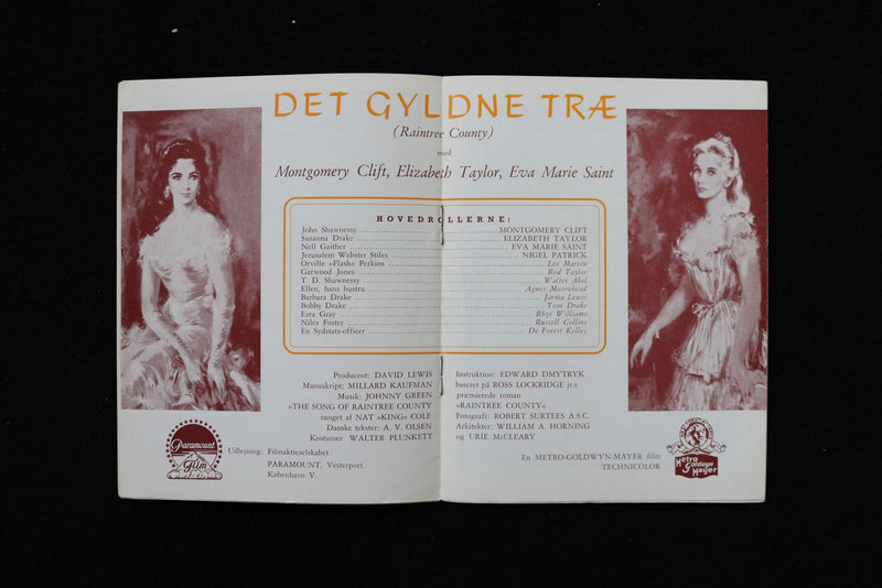 1957 RAINTREE COUNTRY -DANISH MAGAZINE - ELIZABETH TAYLOR COVER - E 26423