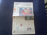 1998 OCT 2 PRESS-ENTERPRISE NEWSPAPER - BLOOMSBURG, PA - LANDMARK FIRE - NP 6140