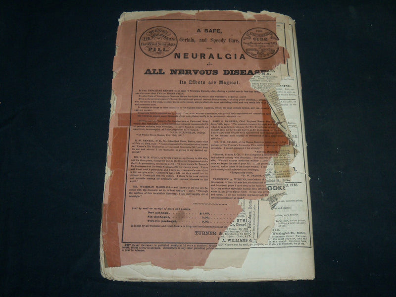 1867 CHRISTMAS NO THOROUGHFARE MAGAZINE - CHARLES DICKENS - COLLINS - J 6773
