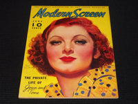 1936 JUNE MODERN SCREEN MAGAZINE - MYRNA LOY COVER - E 16871