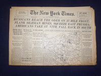 1945 JAN 24 NEW YORK TIMES - RUSSIANS REACH THE ODER ON 37-MILE FRONT - NP 6661