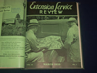 1939 EXTENSIVE REVIEW MAGAZINE BOUND VOLUME NO. 10 - NICE COVERS - KD 3108