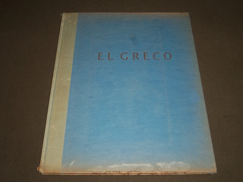 1950 EL GRECO BY STUART PRESTON FIRST EDITION BOOK - KD 4058