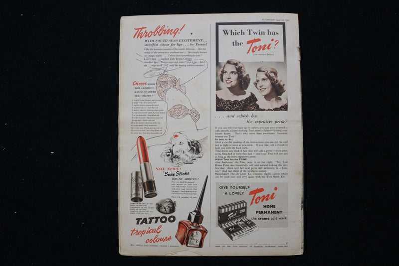 1949 APRIL 23 PICTUREGOER MAGAZINE - ALAN LADD COVER - E 26039