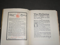 1909-1914 THE PHILISTINE MAGAZINE LOT OF 20 ISSUES - BY ELBERT HUBBARD - WR 709A